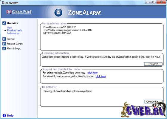 ZoneAlarm Free 9.1.007.002