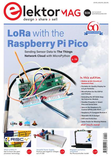 Elektor Mag Elektorlabs Elektor Electronics July-August  №4 2021 №508