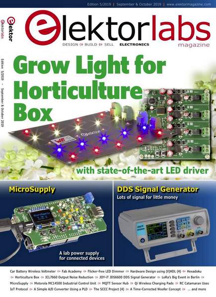 Elektorlabs Elektor Electronics №5 September-October 2019 USA