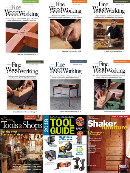 Fine Woodworking №266-272 January-December 2018 Подшивка 2018 Архив 2018