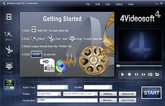 4Videosoft HD Converter 3