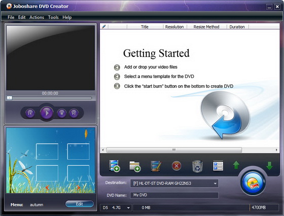 Joboshare DVD Creator 3.1.3.0902