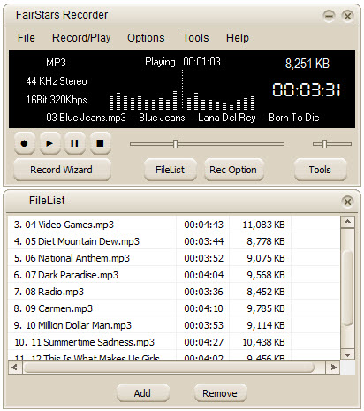 FairStars Recorder 3.50