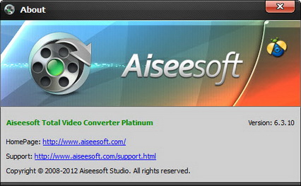 Aiseesoft Total Video Converter Platinum 6.3.10