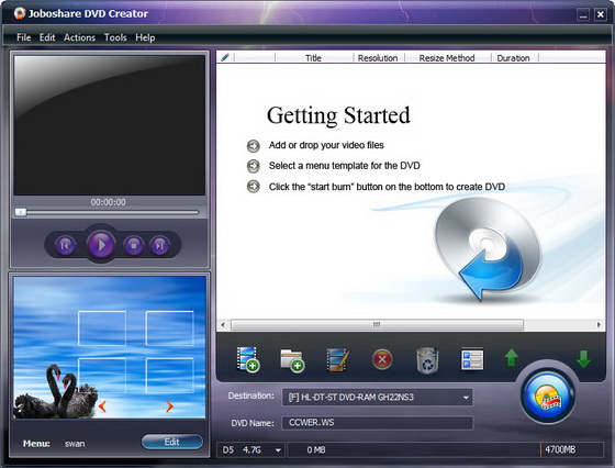 Joboshare DVD Creator 3.3.7 Build 0723