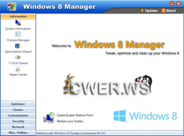 Windows 8 Manager