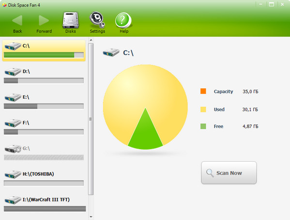 Disk Space Fan Pro