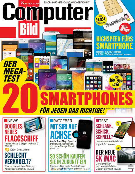 Computer Bild №25 (November 2014) Germany