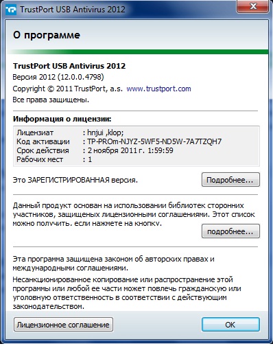 TrustPort USB Antivirus 2012