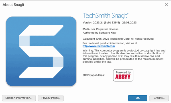 TechSmith Snagit 2023.2.1 Build 33145