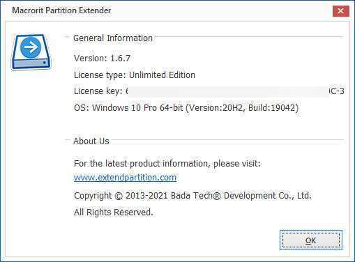 Macrorit Partition Extender 1.6.7