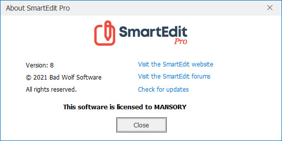 SmartEdit Pro for Word 8.0