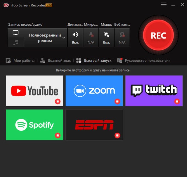 iTop Screen Recorder Pro