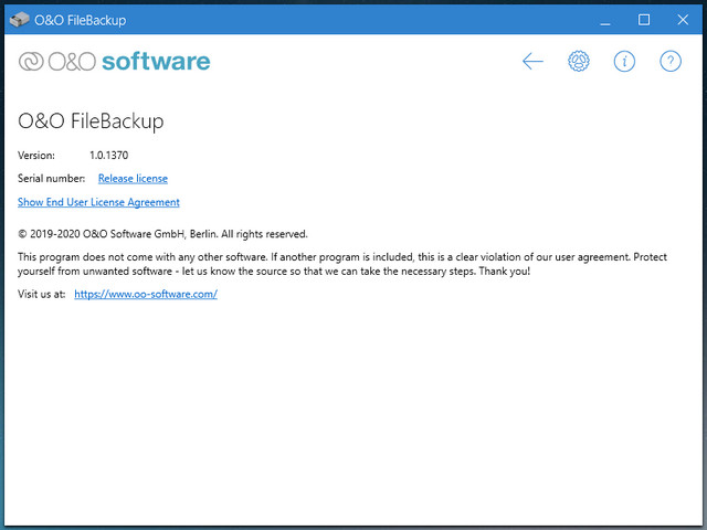 O&O FileBackup 1.0.1370