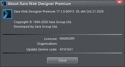 Xara Web Designer Premium 17.1.0.60415