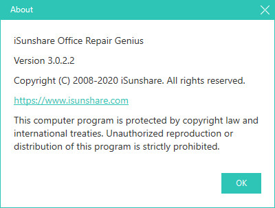 iSunshare Office Repair Genius 3.0.2.2