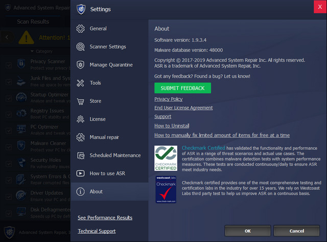 Advanced System Repair Pro 1.9.3.4