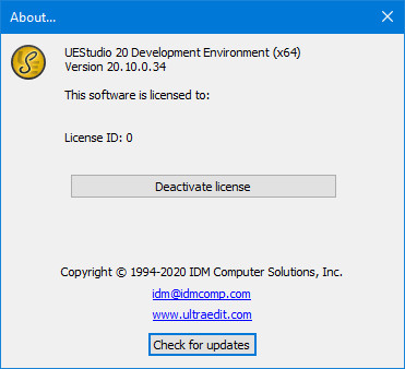 IDM UEStudio 20.10.0.34