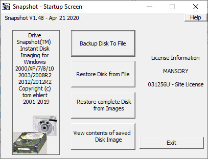 Drive SnapShot 1.48.0.18774 + Portable