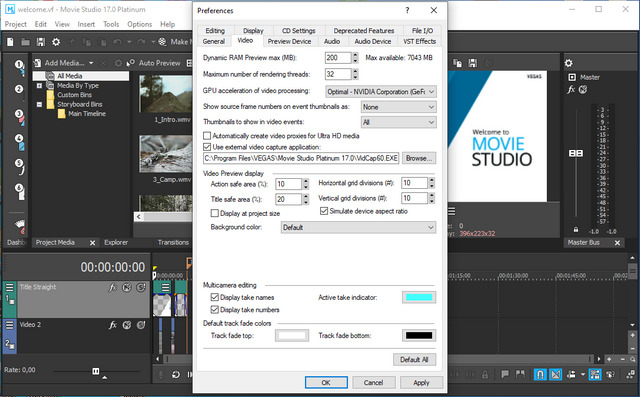MAGIX VEGAS Movie Studio 17.0.0.103 / Platinum 17.0.0.143