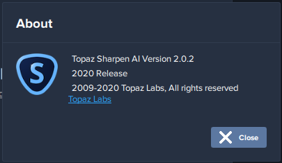 Topaz Sharpen AI 2.0.2