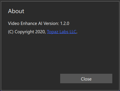 Topaz Video Enhance AI 1.2.0