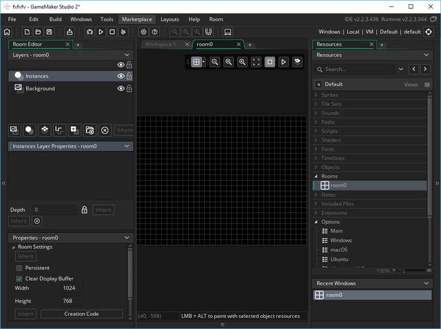 GameMaker Studio Ultimate 2.2.3.436