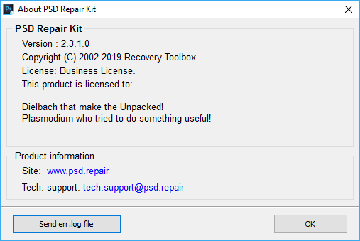 PSD Repair Kit 2.3.1.0 Business