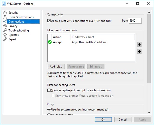 VNC Connect Enterprise 6.6.0