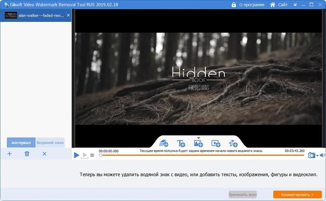 GiliSoft Video Watermark Removal Tool 2019.02.18 + Rus