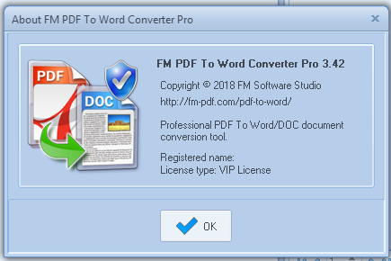 FM PDF To Word Converter Pro 3.42