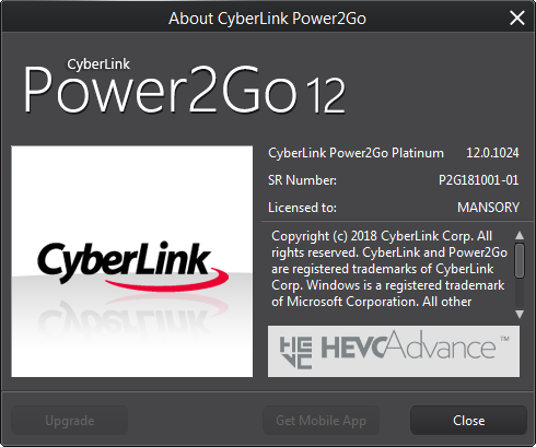 CyberLink Power2Go Platinum 12.0.1024.0