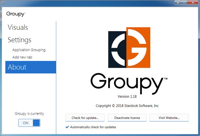 Stardock Groupy 1.18