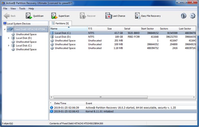 Active Partition Recovery Ultimate 18.0.3