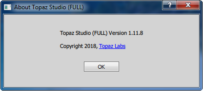 Topaz Studio 1.11.8