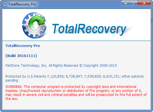 FarStone TotalRecovery Pro 11.0.3 Build 20161111