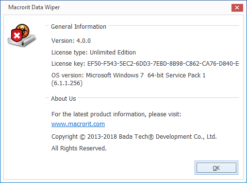 Macrorit Data Wiper 4.0.0 Unlimited Edition + Portable