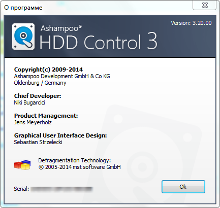 Ashampoo HDD Control 3.20.00