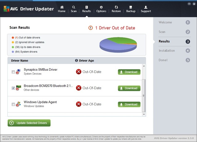 AVG Driver Updater 2.3.0