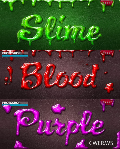 Slime Style for Photoshop