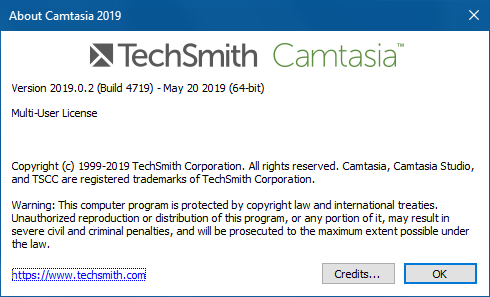 TechSmith Camtasia Studio 2019.0.2 Build 4719