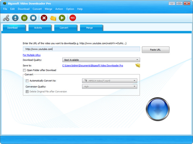 Bigasoft Video Downloader Pro