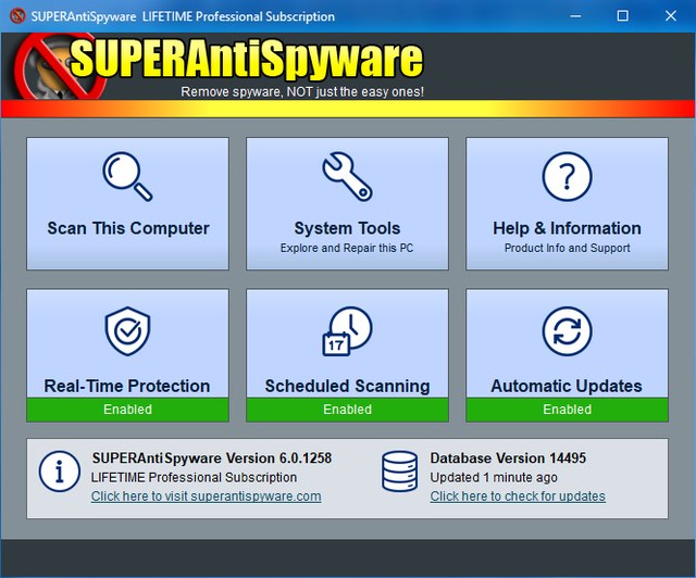 SUPERAntiSpyware Professional