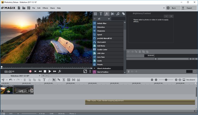 MAGIX Photostory Deluxe 2018 17.1.2.121