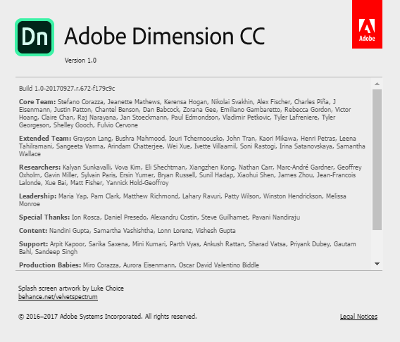 Adobe Dimension CC 2018 1.0