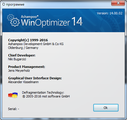 Ashampoo WinOptimizer 14.00.02