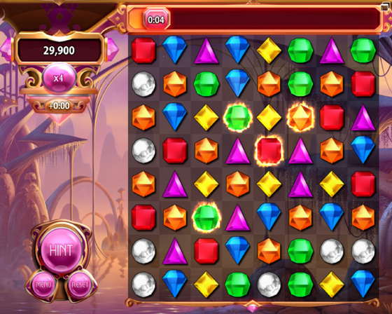 скриншот игры Bejeweled 3