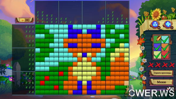 скриншот игры Adventure Mosaics 3: Granny's Farm