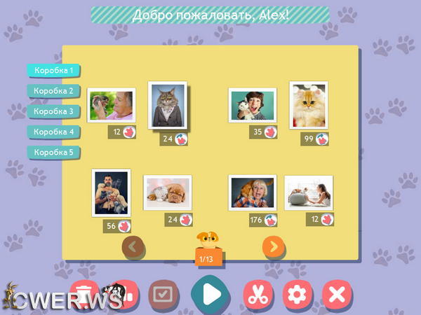 скриншот игры 1001 пазл. Милые коты 5