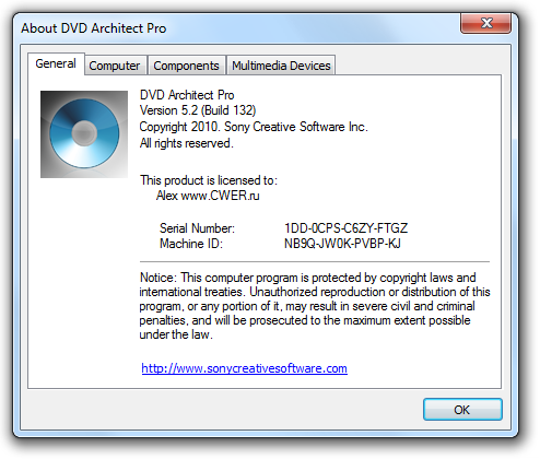 Sony DVD Architect